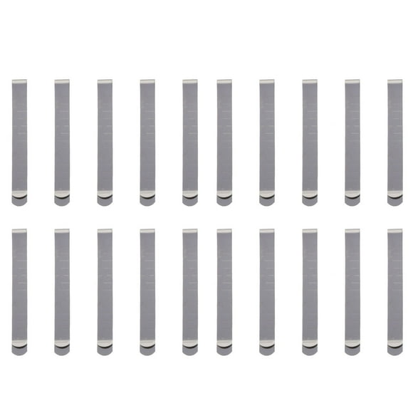 Miangastore Measurement Ruler Silver 20Pcs 3 Inches Wide
