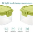 thumbnail image 3 of ENTASSER Portable Stackable Container, Leak-Proof, Freezer Storage Containers Lock in Freshness and Nutritiongreen, 3 of 6