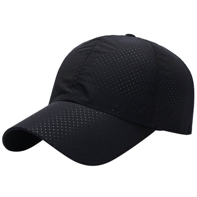 Outdoor Sport Running Baseball Mesh Hat Men Quick-drying Summer Visor Cap Beige