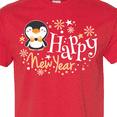 thumbnail image 4 of Inktastic Happy New Year with Cute Penguin T-Shirt, 4 of 5