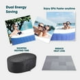 thumbnail image 6 of RELXTIME Insulated Cover Set for Oval Inflatable Hot Tubs, CEC Set for 74-Inch Inflatable Hot Tubs, Outdoor Spa Cover Sets, Floor Mats, 6 of 6