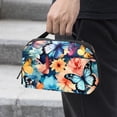 thumbnail image 2 of Butterfly Digital Bag Organizer Travel Case with Oxford Fabric Waterproof Material - 5.9x9.44x3.14 in - Storage Pouch Small Box Organizer Storage Container Small Storage Bag Pouch Case, 2 of 6