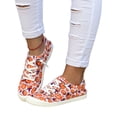 thumbnail image 6 of Willtoo Women 2026 Halloween Pumpkin Shoes Cute Spooky Print Loafers Lightweight Comfortable Platform Casual Walking Shoes Slip on Flat Sneakers Boat Shoes with Soft Sole, 6 of 6