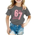 thumbnail image 1 of Shadoumai 67 Six Seven 6 7 Design Meme Drôle Mason 67 t-Shirts Enfants Design Graphique, 1 of 4