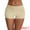 Beige Y1, variant on Unique Bargains Seamless Ice Silk Lace Trim Slip Shorts S White Y1