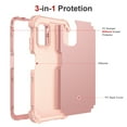 thumbnail image 6 of Allytechgroup Galaxy S24 FE Case,Rugged Military Grade Shockproof Bumper Dual Layers PC Anti-Scratch Case Cover for Samsung Galaxy S24 FE 6.7" - Rosegold, 6 of 6