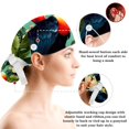 thumbnail image 3 of Toucan Working Cap with Buttons, Bow Hair Scrunchy and Ribbon Tie for Women, Long Hair, 3 of 6