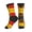 3 Black, variant on Mens Crew Socks Womens German Flag Art Workout Training Athletic Socks