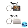 thumbnail image 4 of Jack Russell Terrier Dog Abstract Art Metal Rectangle Keychain, 4 of 7