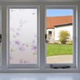 thumbnail image 4 of Pegatinas de vidrio de 45x100 cm, película adhesiva para ventana, pegatina de vidrio para baño (púrpura), 4 of 7