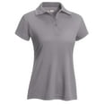 thumbnail image 6 of Expert Brand Women's Oxymesh™ Dry Fit Athletic Polo Shirt, Steel, Small, 6 of 7