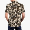 thumbnail image 3 of Balery Cute French Bulldog Printed Men’s Short Sleeve Polo Shirt, Midweight Men's Shirt,Golf Polo shirts -X-Large, 3 of 8