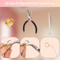 thumbnail image 4 of Juego de anillos para saltar Amrules, 1200 unidades, con herramientas para hacer joyas, 4 of 7