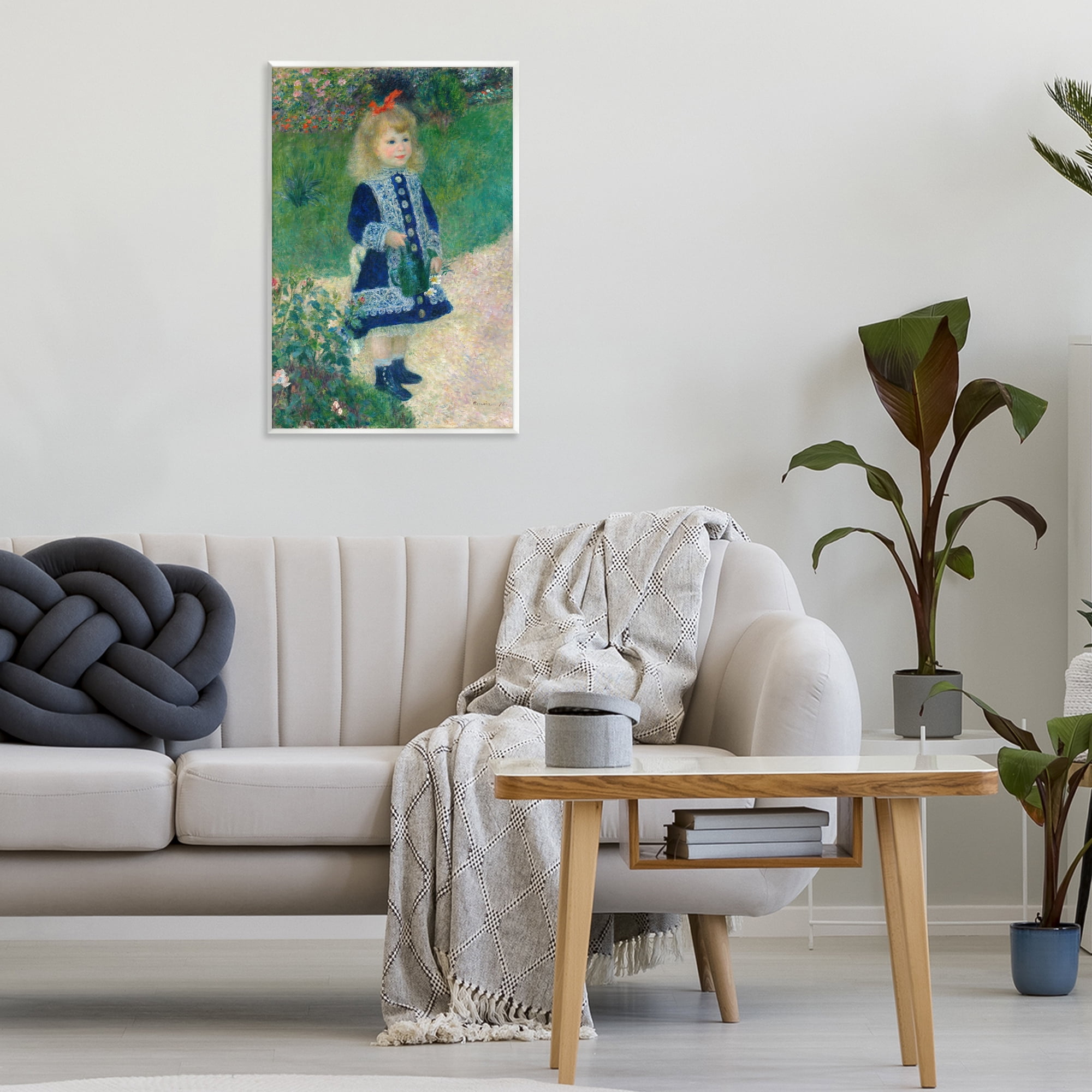 Stupell Industries Girl With Watering Can Wall Plaque Art, design by Tina LeCour