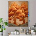 thumbnail image 4 of Qisvanset Autumn Trees Canvas Wall Art Print, 15.75x11.81 Inches, 4 of 8