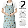 thumbnail image 4 of Kdxio Cartoon Doodle Puppy Apron with Pockets Adjustable Kitchen Aprons for Men Women Waterproof Aprons for Cooking,Drawing,Crafting, Baking Household Cleaning, 4 of 8