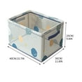 thumbnail image 3 of PRETXORVE Steel Frame Sundries Book Storage Basket Desktop Cosmetics Storage Box Snack Storage Box Home Kitchen Storage, 3 of 4