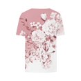 thumbnail image 5 of Summer Tops for Women UK 2025 Casual Print Short Sleeve Tops Crew Neck Blouse and Shirts Loose Fit Women T Shirts, 5 of 5