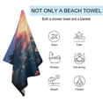 thumbnail image 2 of Butterfly Ultra Fine Fiber Beach Towels for Travel And Quick Drying Absorbent Towels for Swimming, 2 of 7