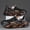 Black Orange, variant on Men's Platform Clogs, Couple's Style Summer Fashion Hollow-Out Design Soft Sole Shock-Absorbing Closed-Toe Slippers, Versatile for Outings and Driving, Comfortable Casual Sandals for Women