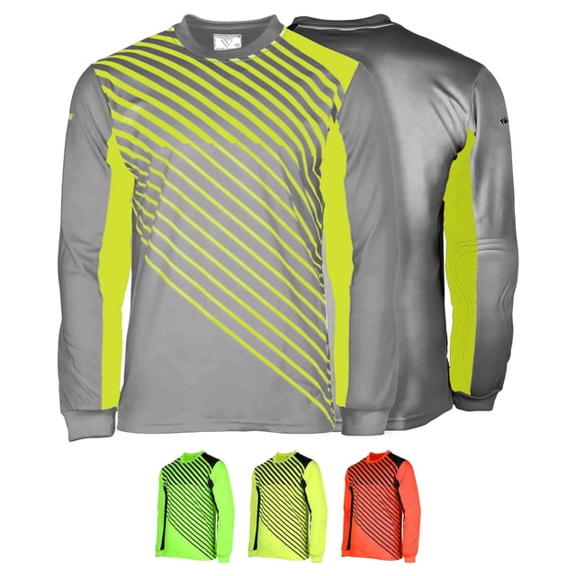 Camiseta de portero Vizari Arroyo gris/amarillo para adulto