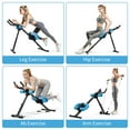 thumbnail image 6 of ALSO GO Ab Machine, Adjustable Ab Trainer Machine, Abdominal Workout Equipment with LED Display, 300 lb Foldable Abdominal Core Equipment with Resistance Bands, Blue, 6 of 11
