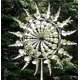 thumbnail image 1 of Molino de viento de escultura cinética Molino de viento mágico único de metal con jardín con hilanderos de acero inoxidable para exteriores para decoración de patio, 1 of 4