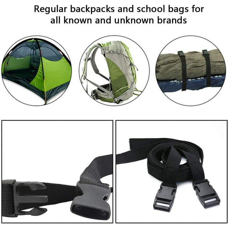 4pcs Plastic Buckle Adjustable Buckle Bag Accessories Schoolbag