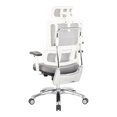thumbnail image 2 of Breathable White Vertical Mesh Chair with Headrest, 2 of 3