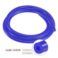 thumbnail image 2 of Uxcell 0.16'' x 0.4'' 3meters Wall Thick 6.6ft Blue Vacuum Silicone Tube Tubing Hose for Engine, 2 of 5