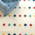 thumbnail image 2 of SAFAVIEH Kids Christabella Colorful Polka Dot Area Rug, Ivory, 4' x 6', 2 of 9
