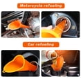 thumbnail image 7 of Oil Funnel 3-Pack, Multi Function Plastic Long Neck Oil Funnel - for All Automotive Oils Lubricants Engine Oils Water Diesel Fuel Kerosene(Orange&Red&Black), 7 of 7