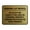 Brushed Gold, variant on Signs ByLITA Classic Framed Parking Lot Notice: We Accept No Liability For Cars or Personal Property Damaged or Stolen On These Premises Door or Wall Sign (Brushed Silver) - Small