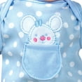 thumbnail image 6 of Lissi: 11" Twin Baby Dolls - Pink & Blue-Polka Dot Mouse Matching Outfits, Care Accessories, Bibs-Bottles-Rubber Duck, Soft Body Toy, Kids-Toddlers 2+, 6 of 8