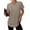 Khaki, variant on Rosvigor Womens Workout Tops V Neck Athletic T Shirts Comfy Exercise Shirts Loose Women Activewear for Gym Running Yoga