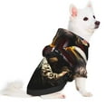 thumbnail image 2 of Honeii American Bald Eagle Warrior Print Small Dog Hoodies Pet Hooded Sweatshirts Fall Winter Puppy Cat Sweaters Warm Clothes for Small Dogs Outfits Costume-X-Small, 2 of 7