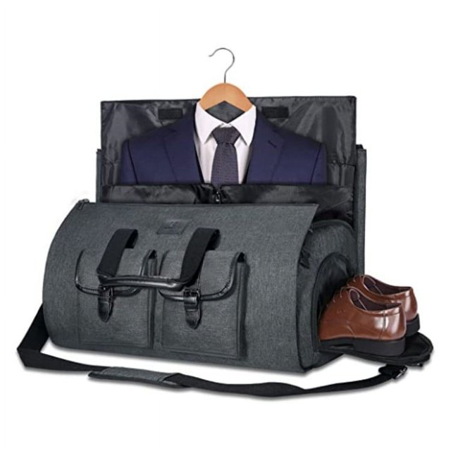 Equipaje de mano Bolsa de ropa Bolsa de equipaje grande Traje Bolsa de viaje Bolsa de fin de semana Bolsa de vuelo Bolsa de zapatos con correa Hombres Mujeres