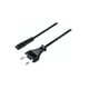 thumbnail image 1 of Cable de alimentación tipo 8, adaptador de enchufe nacional de plástico, 1 of 1