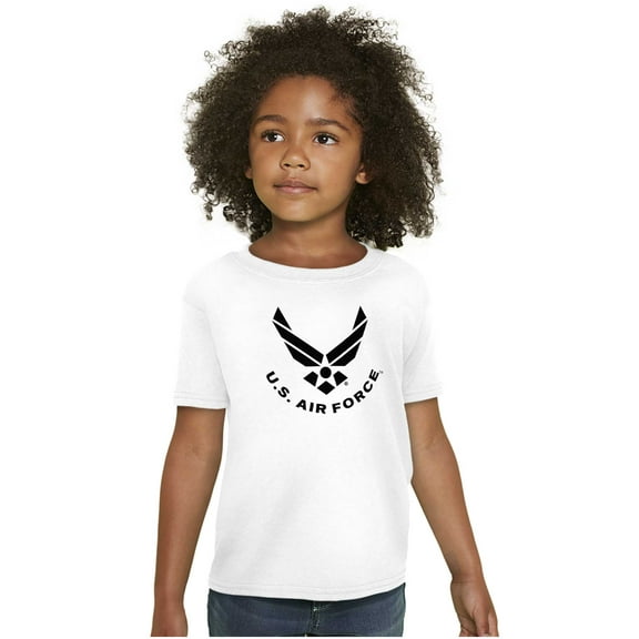 US Air Force USAF Fly Fight Emblem Crewneck T Shirts Boy Girl Teen Brisco Brands S