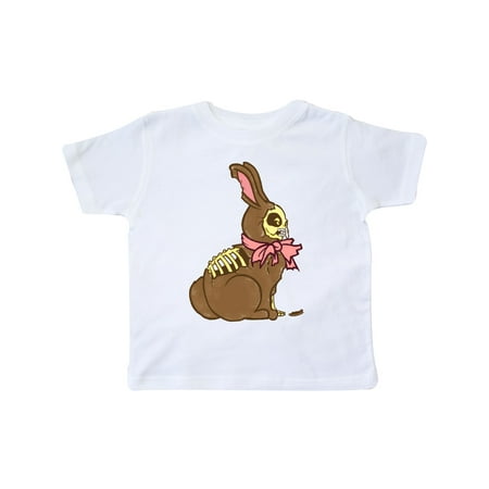 

Inktastic Easter Zombie Chocolate Bunny with Pink Bow Gift Toddler Boy or Toddler Girl T-Shirt