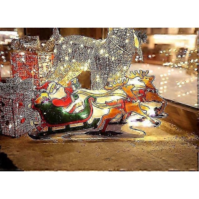 z LED window suction cup hanging lights Christmas decoration festive scene atmosphere lights 24*45cm