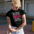 thumbnail image 2 of Having a Weird Mom Builds Character, Funny Mother's Day, Black T-Shirt, 3XL, 2 of 5