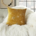 thumbnail image 4 of Nourison Sofia Gold Decorative Throw Pillow , 18" x 18", 4 of 5