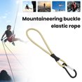 thumbnail image 3 of Outdoor Climbing Rope Heavy-duty Strap Strong Elastic Rope Lightweight Portable Widely Used Multifunctional Bungee Cord Camping Accessories Carabiner, 3 of 8