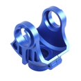 thumbnail image 3 of Metal Front and Rear Differential Case and Protector for ARRMA 1/8 MOJAVE 4S RTR RC Car Upgrade Parts,Red+Blue, 3 of 5