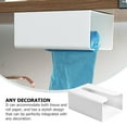 thumbnail image 6 of MRLESS Wall Mounted Tissue Box Drawer Holder Rectangular Paper Towel Dispenser, 6 of 7