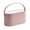 Pink, variant on Travel Makeup Organizer Box with LED Mirror, White Portable Makeup Case Touch Switch Home Cosmetic Box