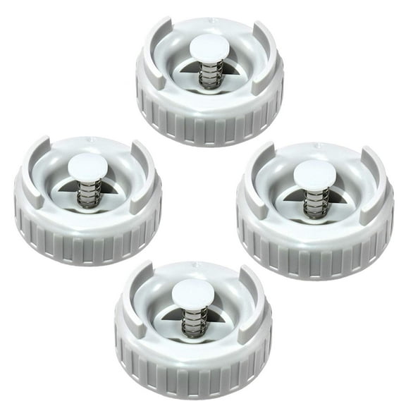 HQRP 4-pack Bottle Valve Cap for Emerson MoistAir HD14050 HD1405 HD14060 HD1407 HD14070 HD30030 HD6000 HD60000 HD7002 HD70020 HD70021 HD7005 HD70050 Humidifiers