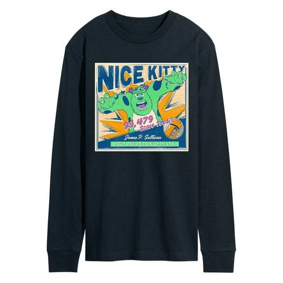 Monsters Inc - Nice Kitty - Men's Long Sleeve T-Shirt