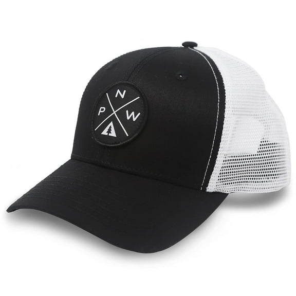 Pacific Northwest Hat for Men and Women – PNW Snapback Trucker Baseball Cap by International Tie